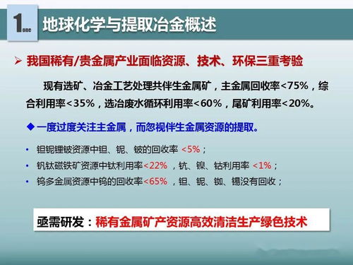 地球化學智慧賦能 新材料技術推廣中的有色金屬提取冶金綠色轉型